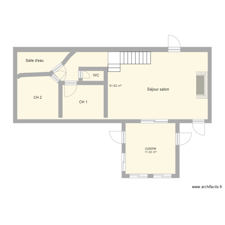 TERRADE CHADOIN Rdc. Plan de 0 pièce et 0 m2