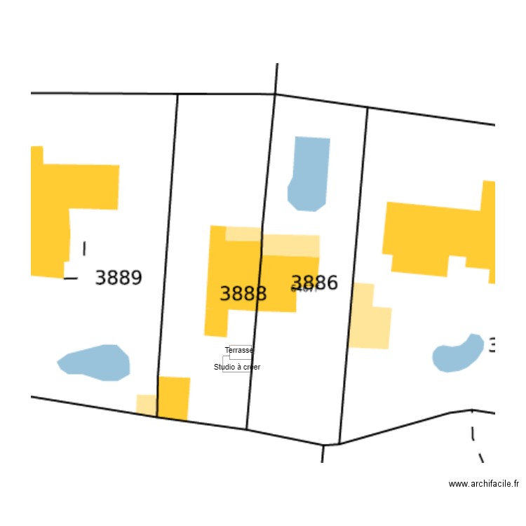 Studio cadastre. Plan de 0 pièce et 0 m2