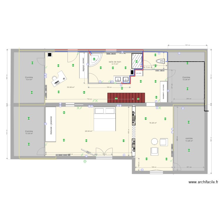 ozourt echelle 2. Plan de 0 pièce et 0 m2