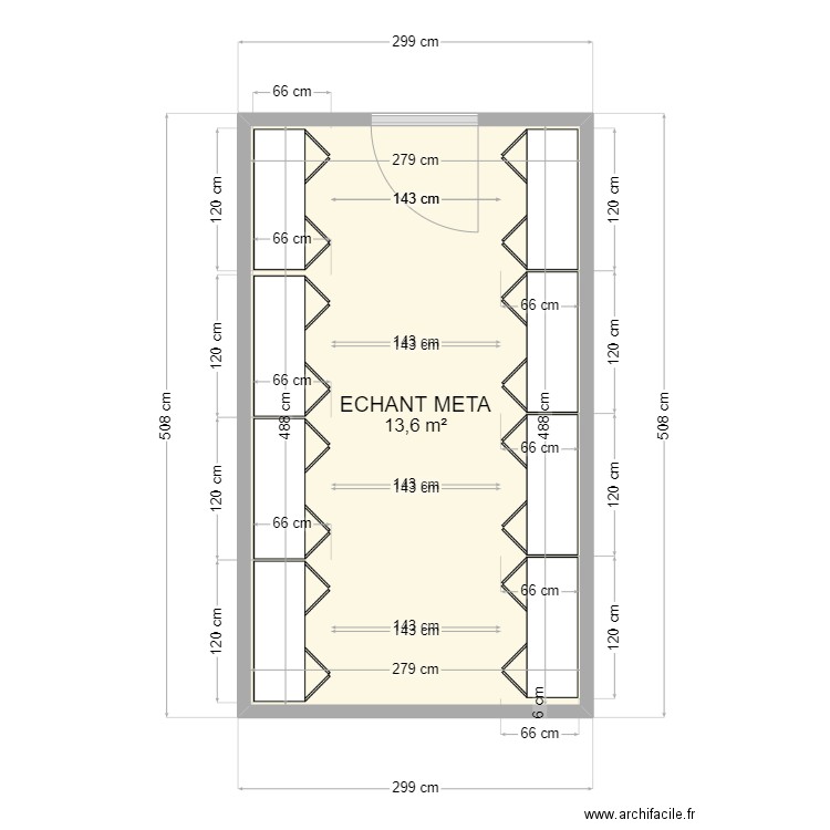 ECHANT META. Plan de 0 pièce et 0 m2