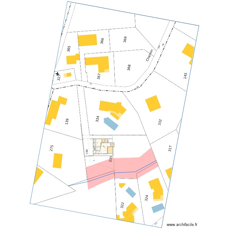 Plan de masse 2. Plan de 0 pièce et 0 m2