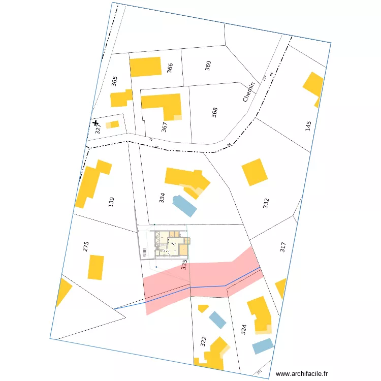 Plan de masse 2. Plan de 
