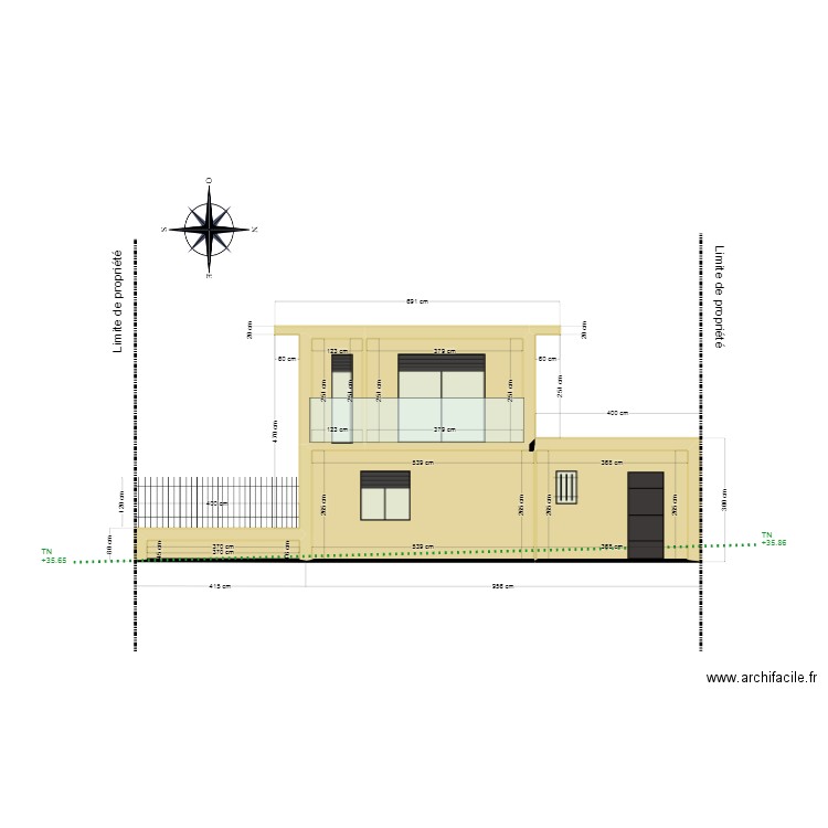 JC Façade EST new COLOR. Plan de 0 pièce et 0 m2