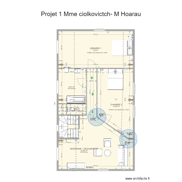 projet1 CiokovicthHoarau. Plan de 0 pièce et 0 m2
