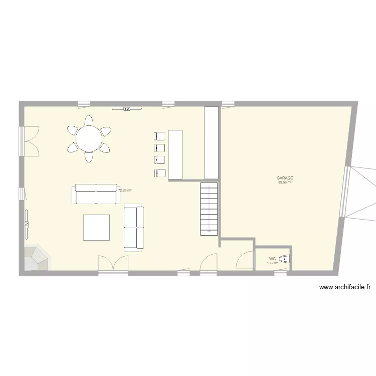 VILLA SCHOEFFERT RDC. Plan de 