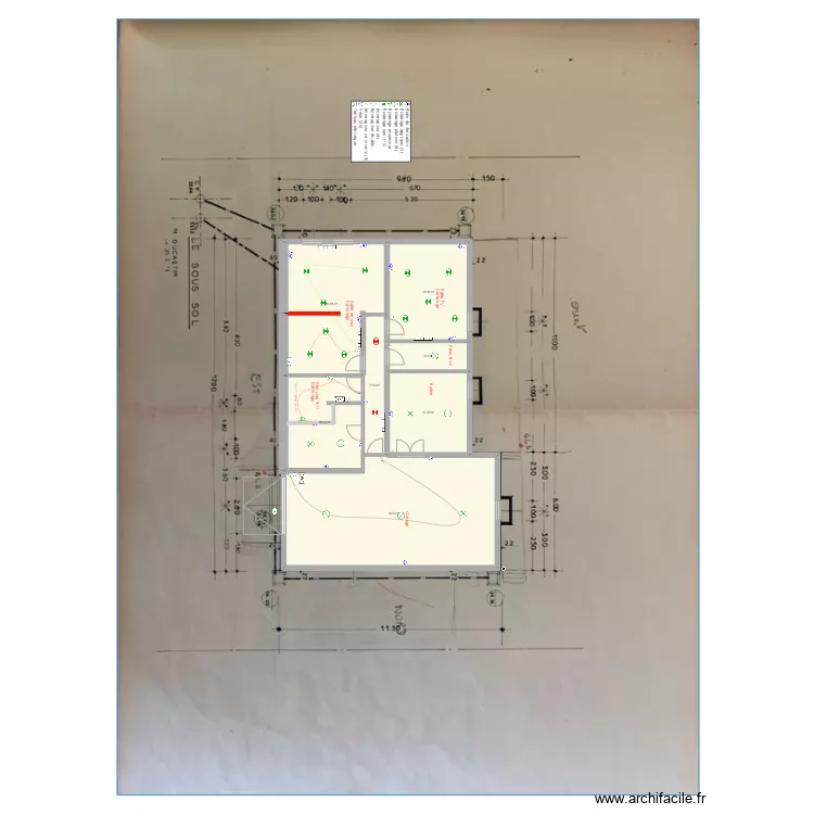 La Coulée Ss Sol Projet v2. Plan de La Coulée Ss Sol Projet v2. Plan de