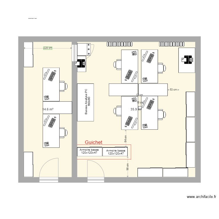 Labo projet proposition C. Plan de 0 pièce et 0 m2