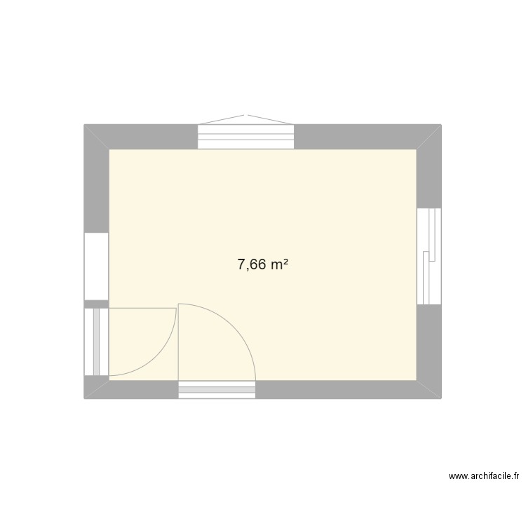 Petite maison. Plan de 0 pièce et 0 m2