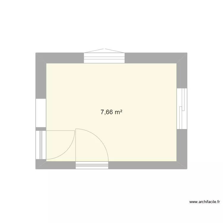 Petite maison. Plan de 