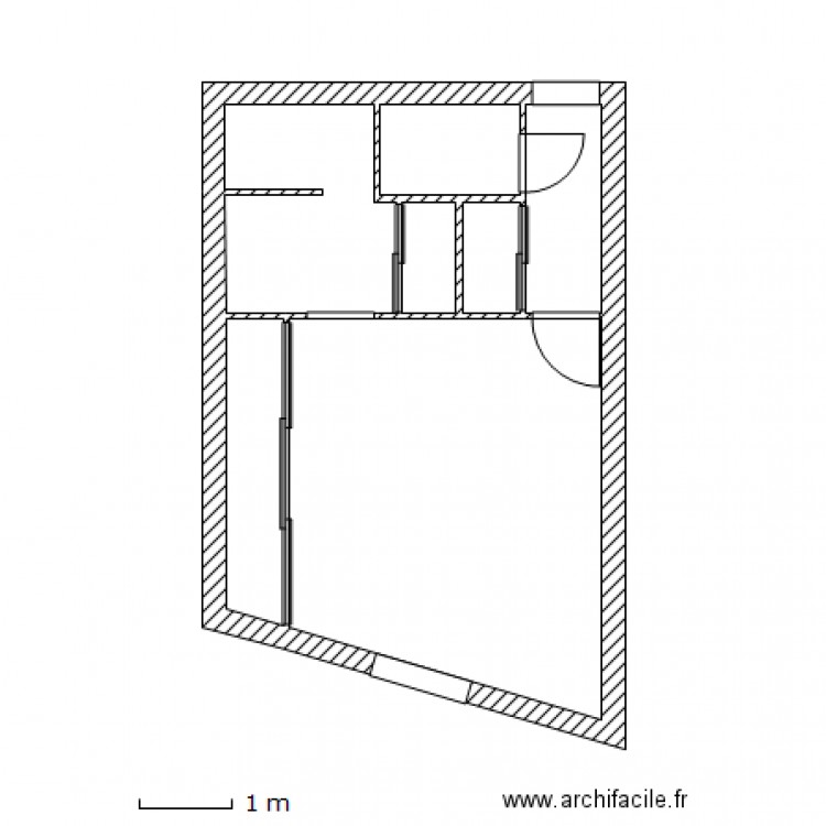 plan salle de bains. Plan de 0 pièce et 0 m2