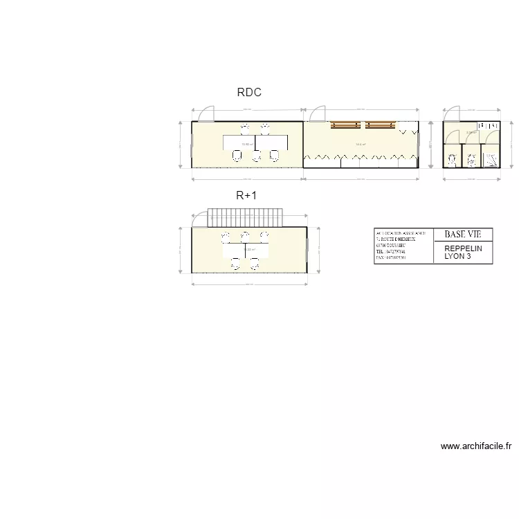 REPELLIN LYON 3. Plan de 