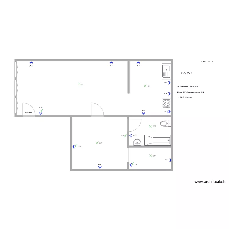mezon c021. Plan de mezon c021. Plan de