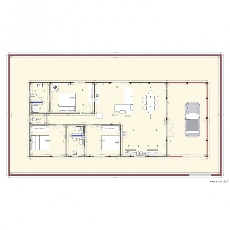 plan villa hat. Plan de 0 pièce et 0 m2