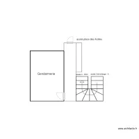 Arolles C 1er &eacute;tage gendarmerie