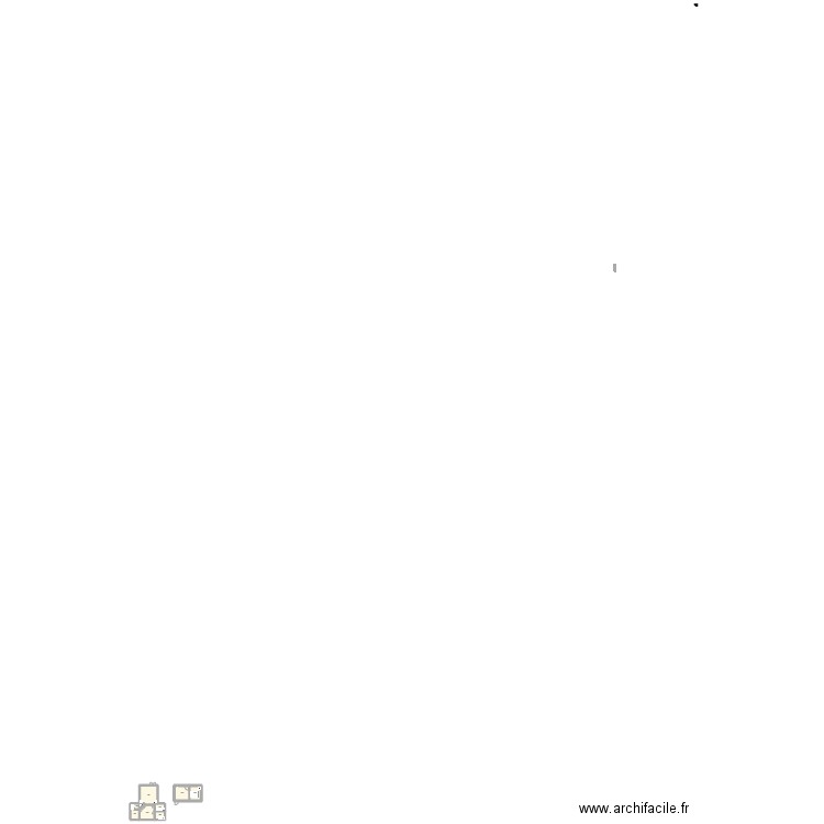 maison3. Plan de 8 pièces et 61 m2
