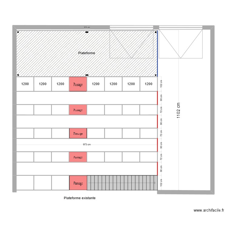 RABEUX & Fils. Plan de 12 pièces et 61 m2