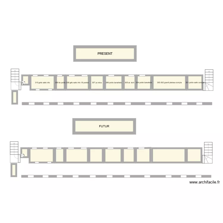 3 &egrave; ETAGE. Plan de 