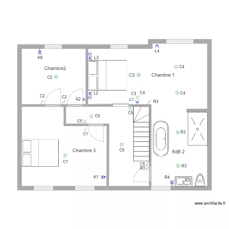 FANFAN 1ER elect. Plan de 