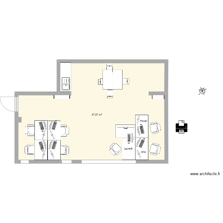 bureau_2023. Plan de 0 pièce et 0 m2