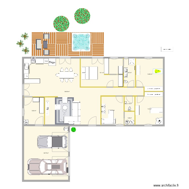 Armelle Nico modifiable. Plan de 0 pièce et 0 m2