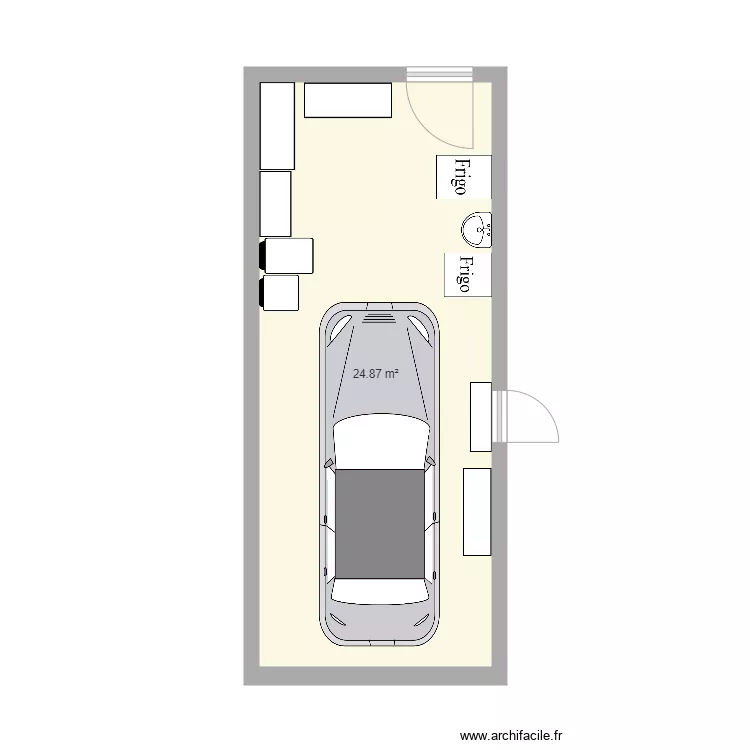 Garage 2. Plan de 