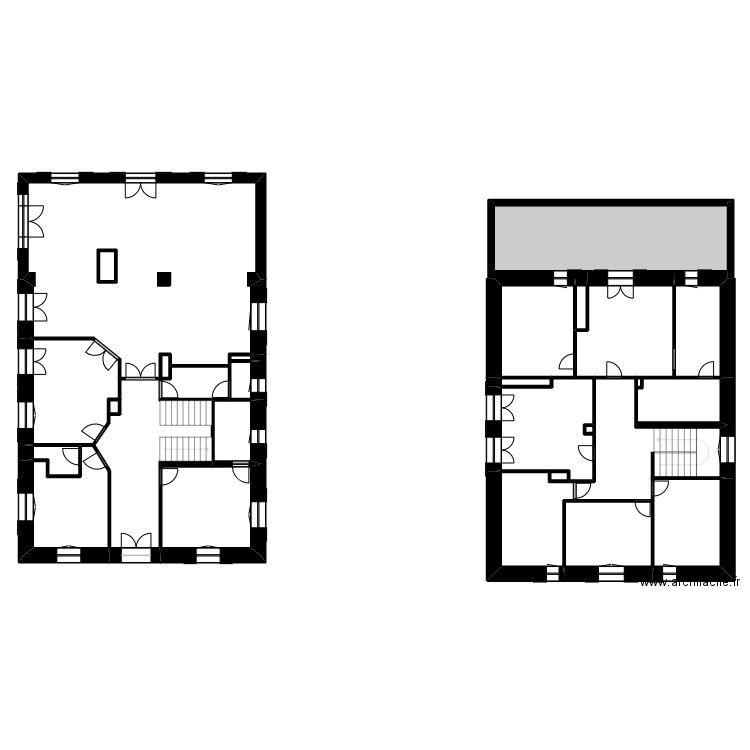 MILLET. Plan de 28 pièces et 294 m2