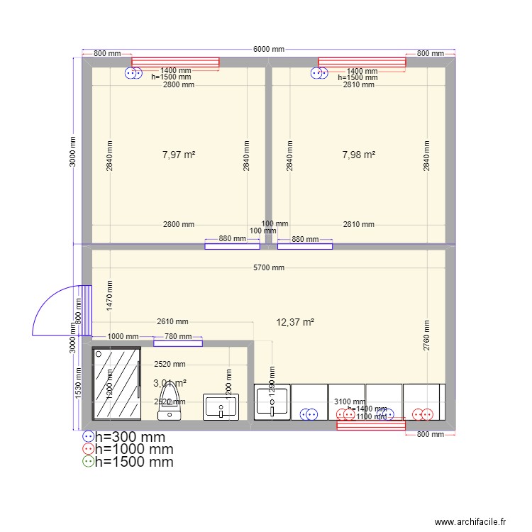 крим 3. Plan de 0 pièce et 0 m2