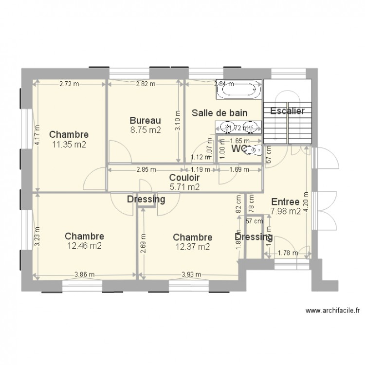 PET chauffage calepinage. Plan de 0 pièce et 0 m2