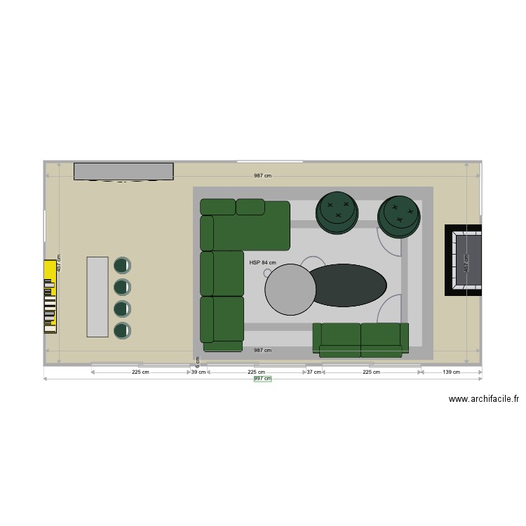 SALON PARIS5. Plan de 0 pièce et 0 m2