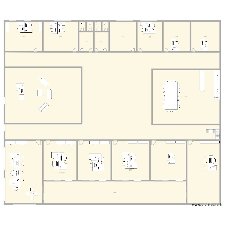 bureau holding. Plan de 0 pièce et 0 m2