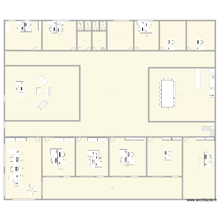 bureau holding. Plan de bureau holding. Plan de