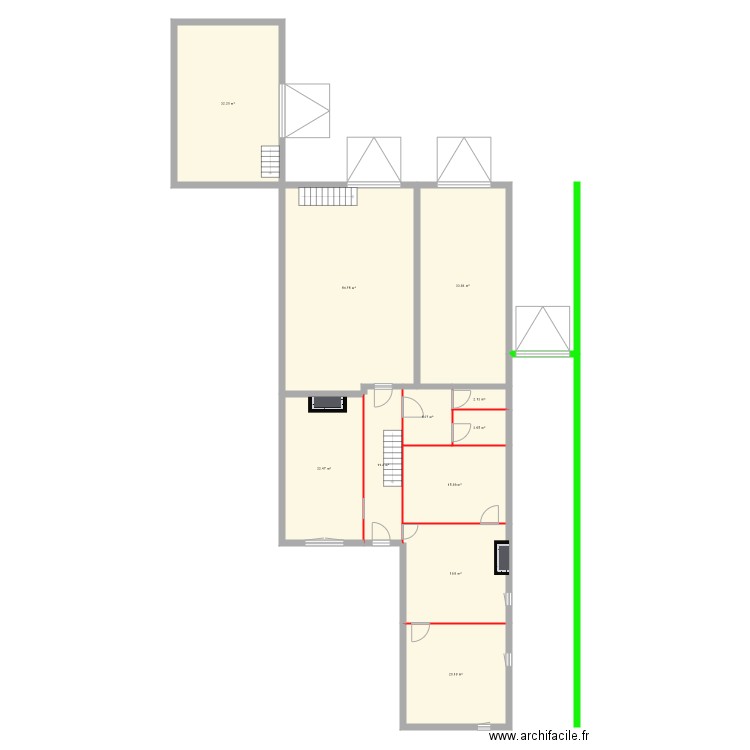 Maison Brassempouy. Plan de 0 pièce et 0 m2
