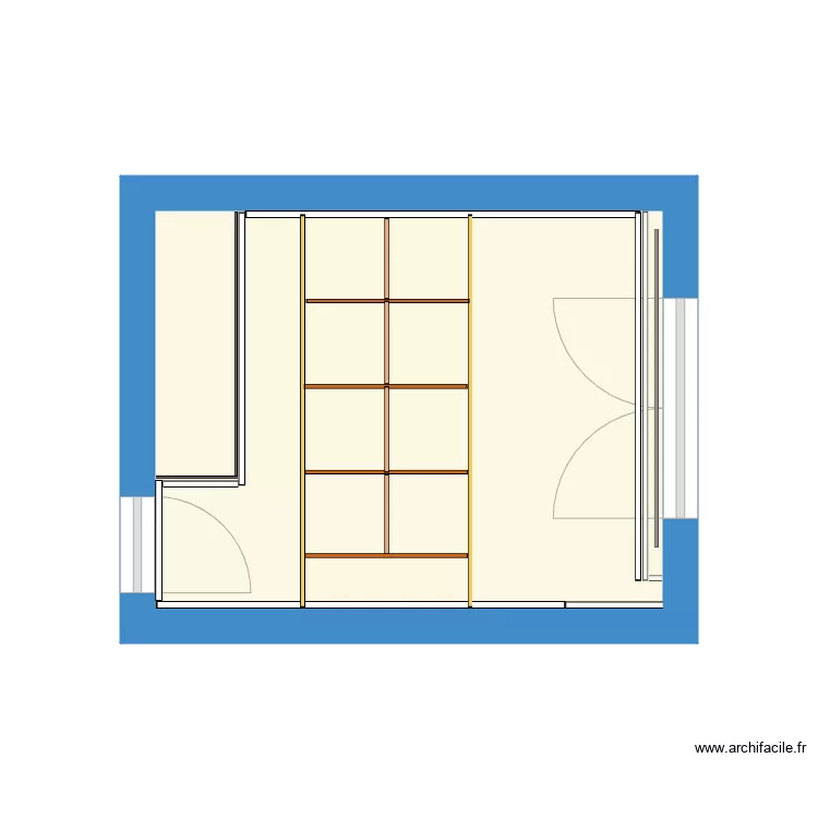CHAMBRES Faux plafonds. Plan de 