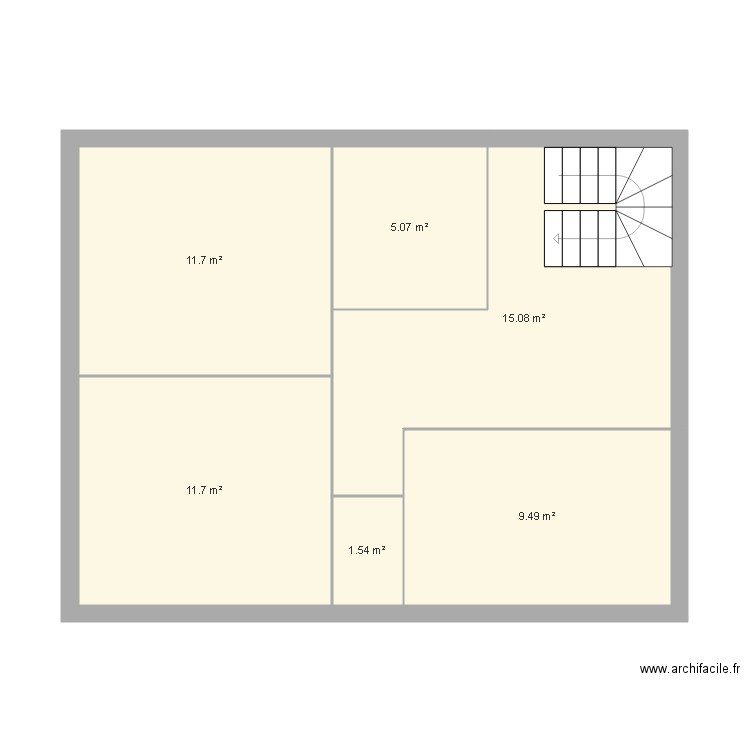 maison étage. Plan de 0 pièce et 0 m2