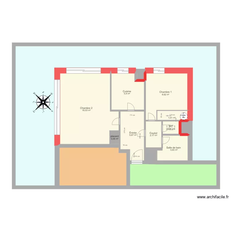 EDGARFAURE. Plan de 0 pièce et 0 m2