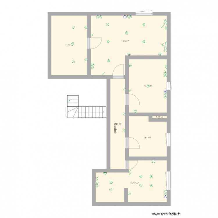 Plan complet maison. Plan de 0 pièce et 0 m2