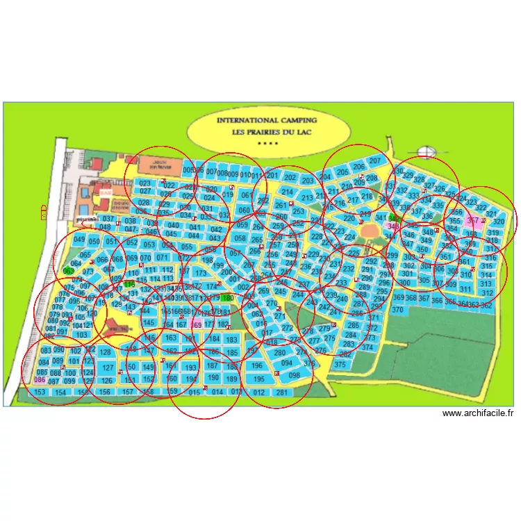 LES PRAIRIES DU LAC - RIA. Plan de 