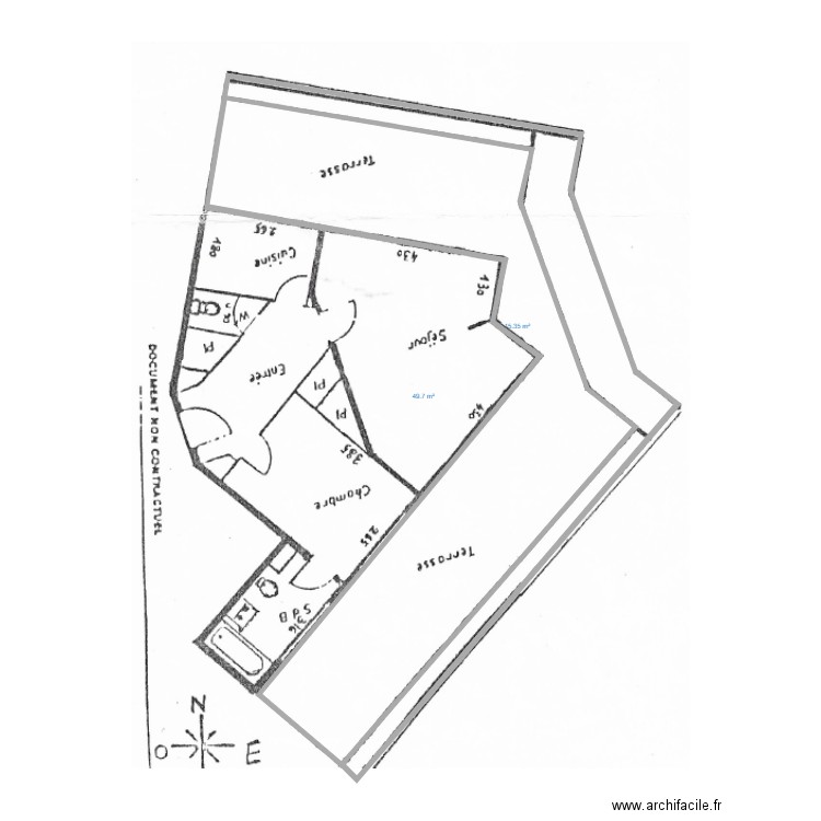 66 alleray 2. Plan de 0 pièce et 0 m2