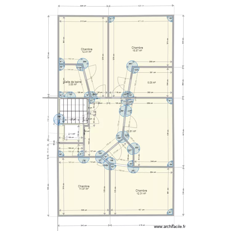 Ucimont étage 2. Plan de Ucimont étage 2. Plan de