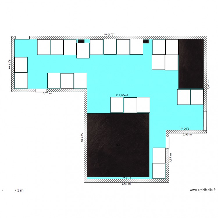 salle stockage 2eme étage entrée. Plan de 0 pièce et 0 m2