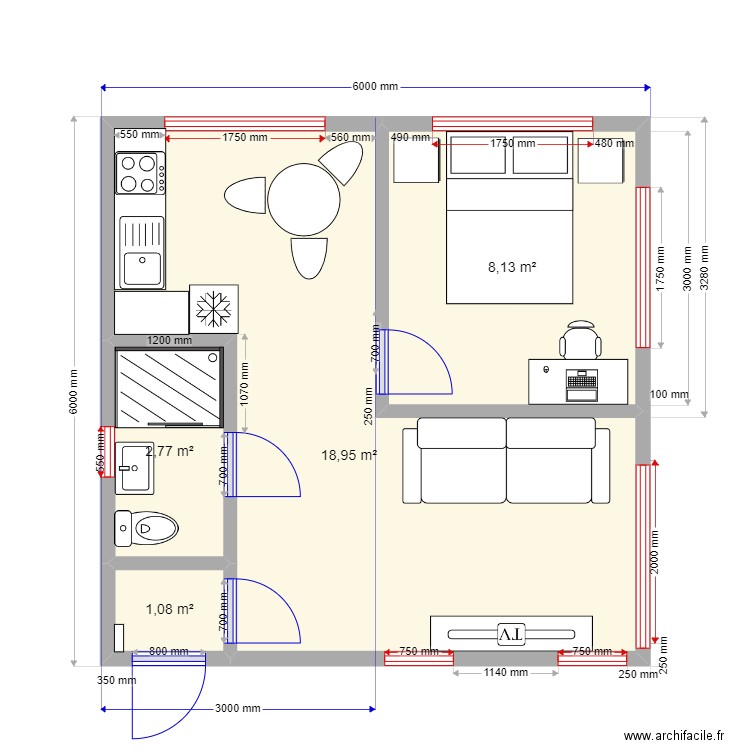 2 модуля для кп. Plan de 0 pièce et 0 m2