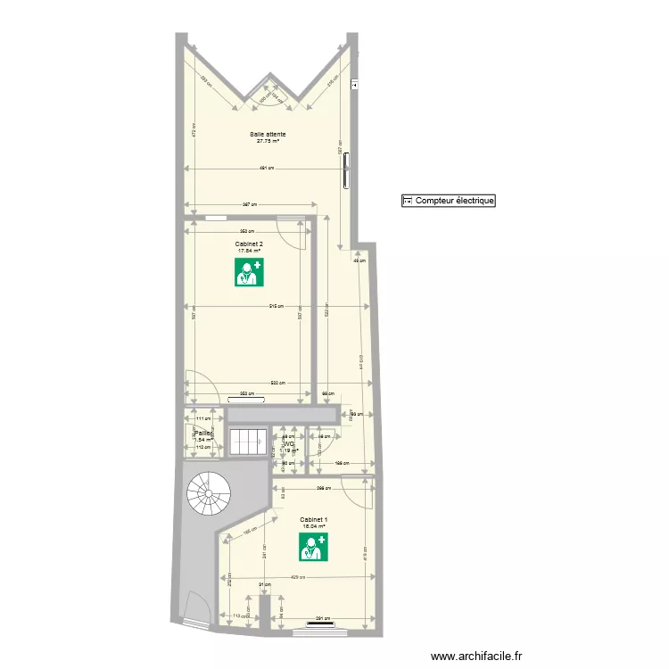Fleurus. Plan de 