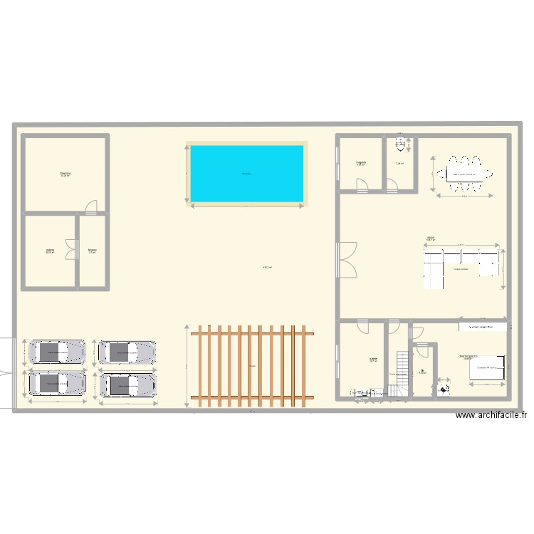 maison assinie. Plan de 10 pièces et 984 m2