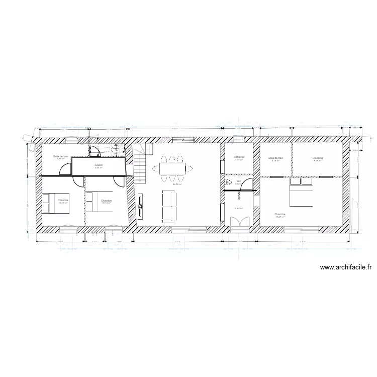 Plan rdc Lourenties modif 1. Plan de 