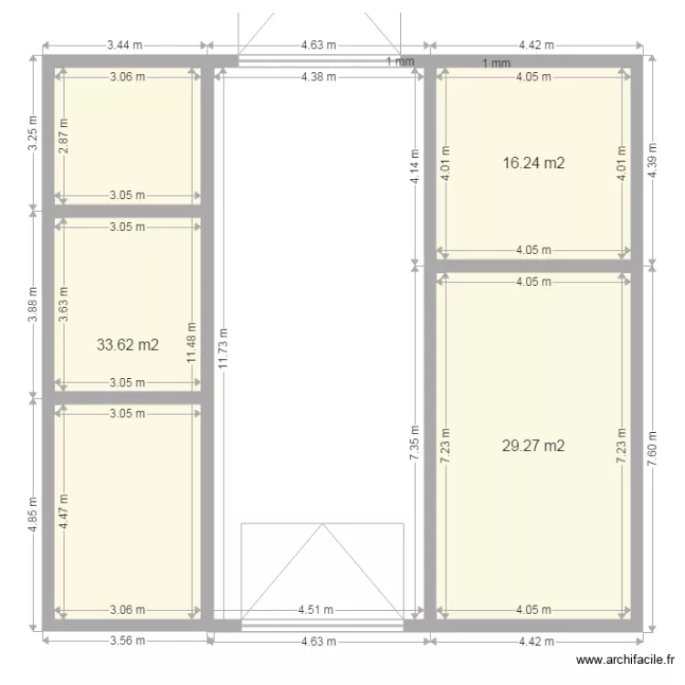 MIELERIE DU VERGER. Plan de 
