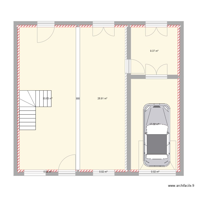 maison Nico destre apres. Plan de 0 pièce et 0 m2