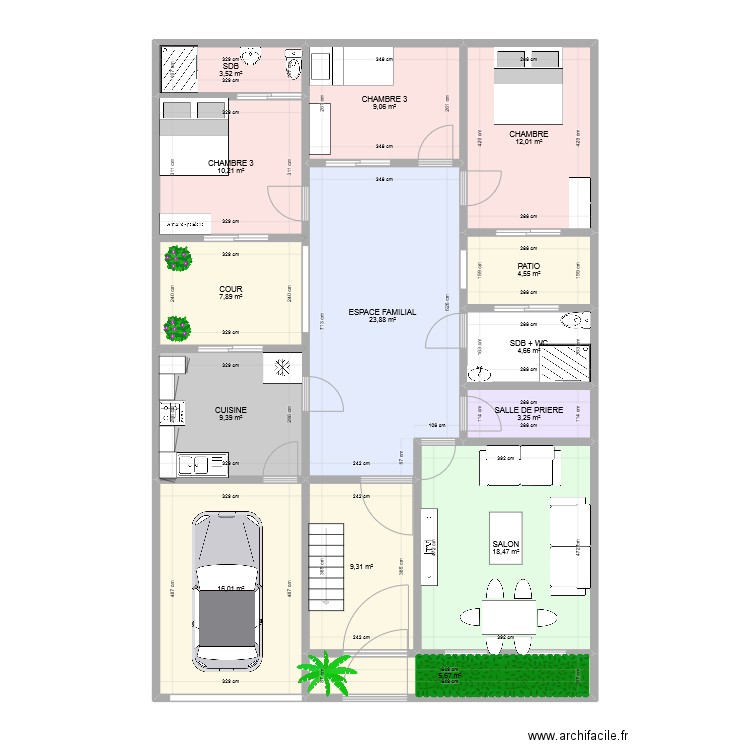 MAISON SENEGAL 2. Plan de 0 pièce et 0 m2