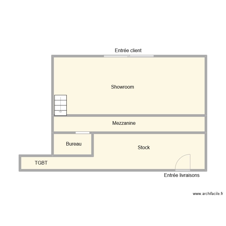 TMT TRETS. Plan de 4 pièces et 42 m2