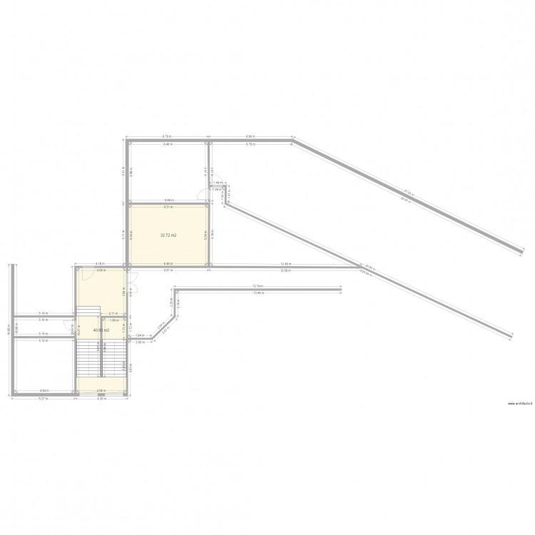 Vieux batiment. Plan de 0 pièce et 0 m2