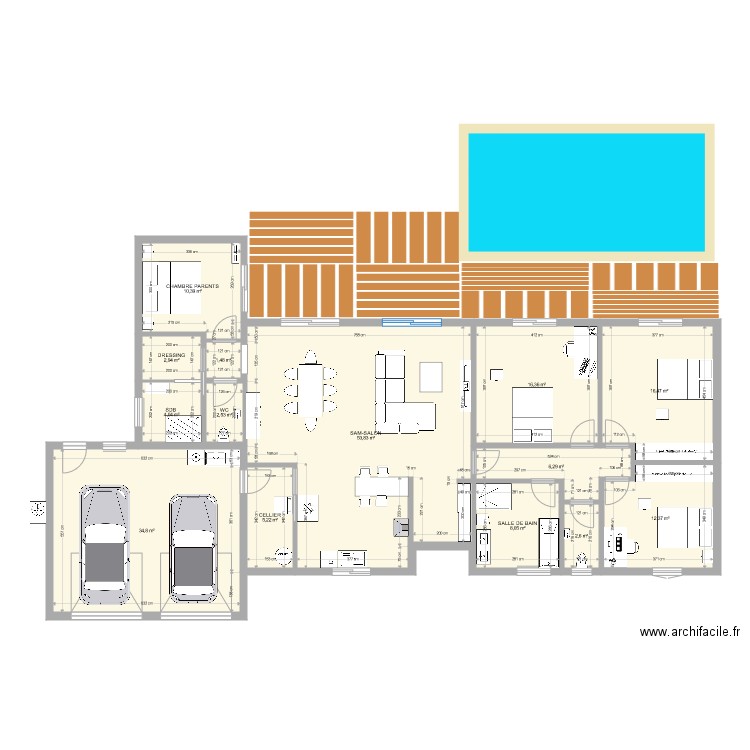 maison v1. Plan de 0 pièce et 0 m2